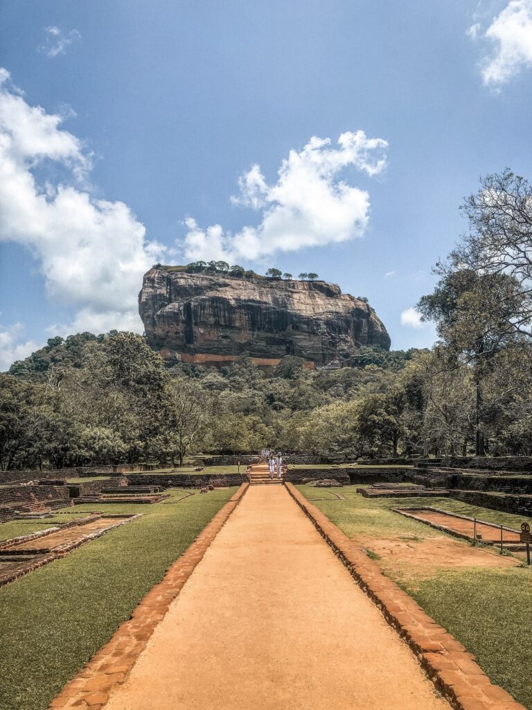 Path to Sigirya Lion Rock