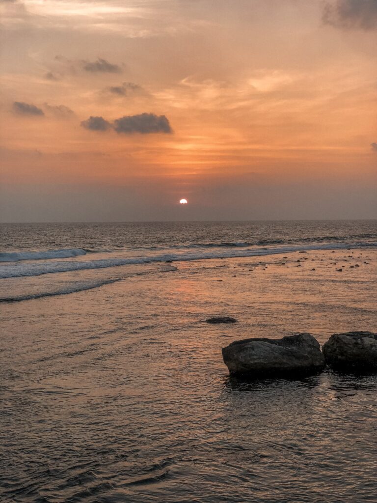 Sunset in Galle Sri Lanka