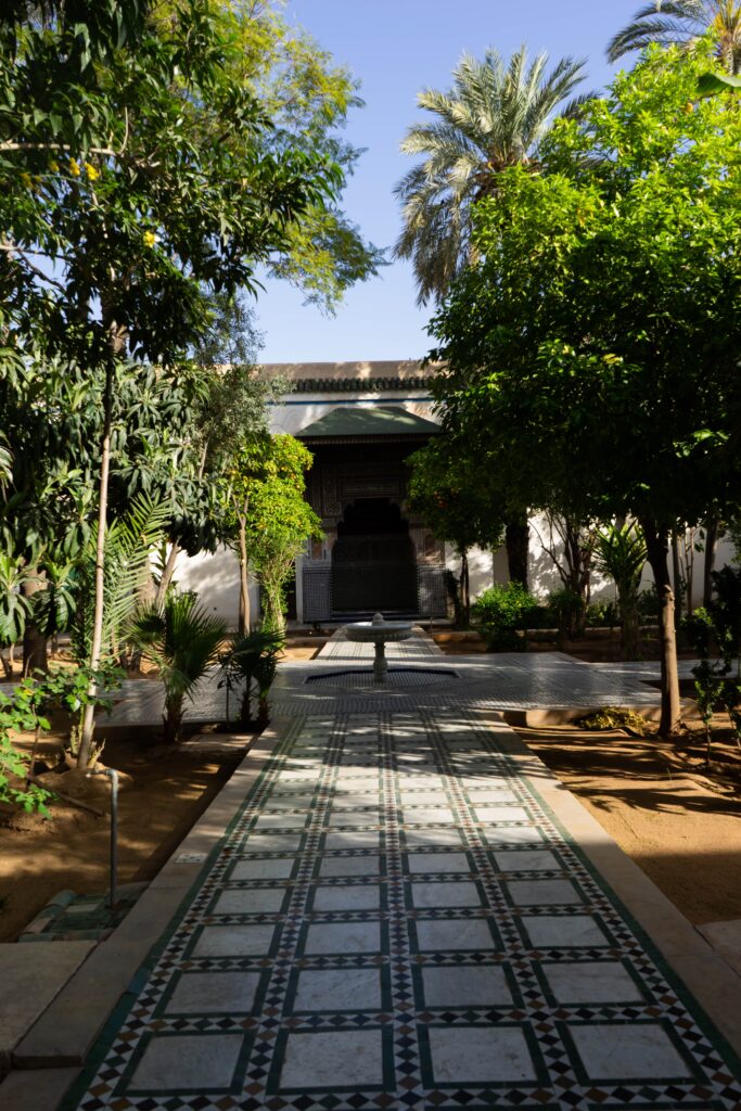 Garden at Bahia Palace