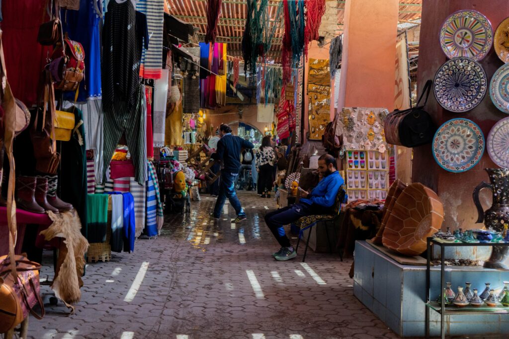 Local market in Medina