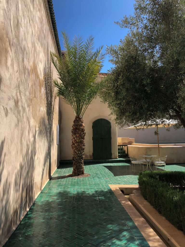 Path in Le Jardin Secret Marrakech