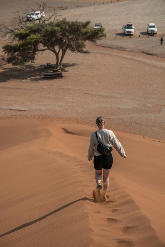 Walking down Dune 45